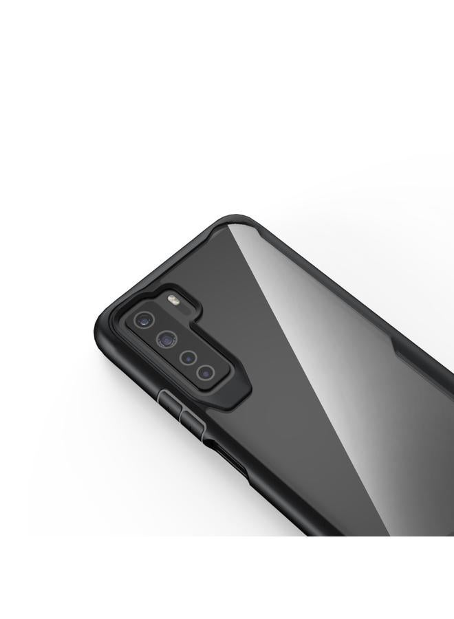 زبون جراب لهاتف Huawei Nov 7 SE شفاف من البولي كربونات + TPU، جراب واقٍ مقاوم للصدمات بتغطية كاملة - Image 2