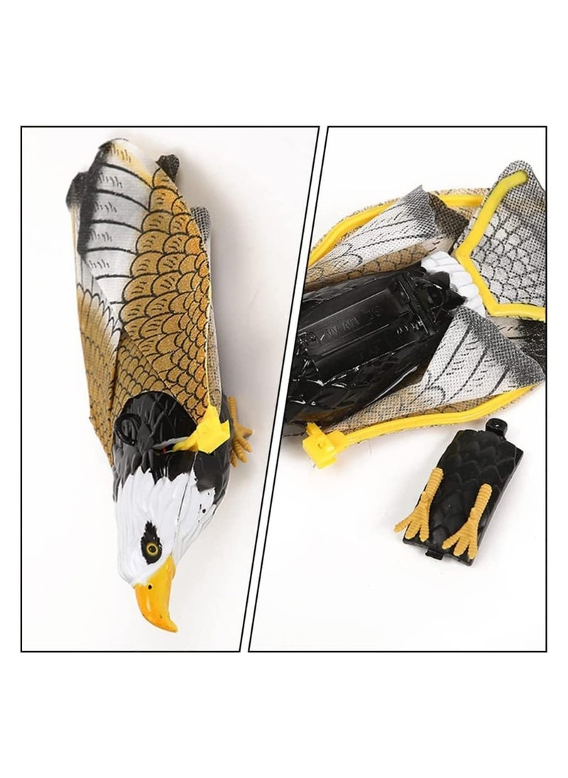 Generic - Simulation Bird Interactive Cat Toy Flying Bird Cat Toy Electric Toy Bird For Cats Flashing Music Funny Cat Toy Cats Kitten Play Hunting Exercising Eliminating Boredom (Eagle)ole not included - Image 1