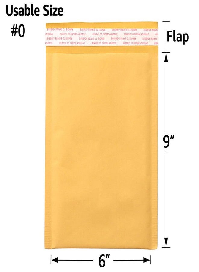 DowDew Kraft Bubble Mailers [10 Pack] 6 inch x 9 inch #0 Padded Shipping Envelopes Self Sealing Cushioned Packaging Bags - Image 5