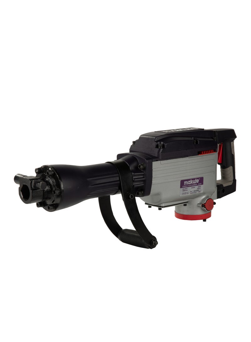 makute Electric Demolition Hammer, Hammer Breaker: 2200W Motor, 65mm, 45J Impact Energy - DH65 - Image 1