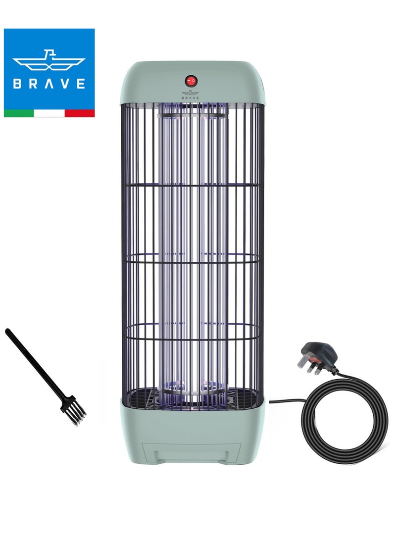 Brave Insect Killer Electric Bug Zapper with 15W UV Lamp – Powerful Mosquito Killer Lamp, Fly Trap, Pest Repellent Light for Indoor & Outdoor Use – Safe & Quiet Operation for Home, Kitchen, Bedroom, Office, Garden, Patio, Restaurant – Anti-Mosquito Insect Trap Device (Green)  - Image 1