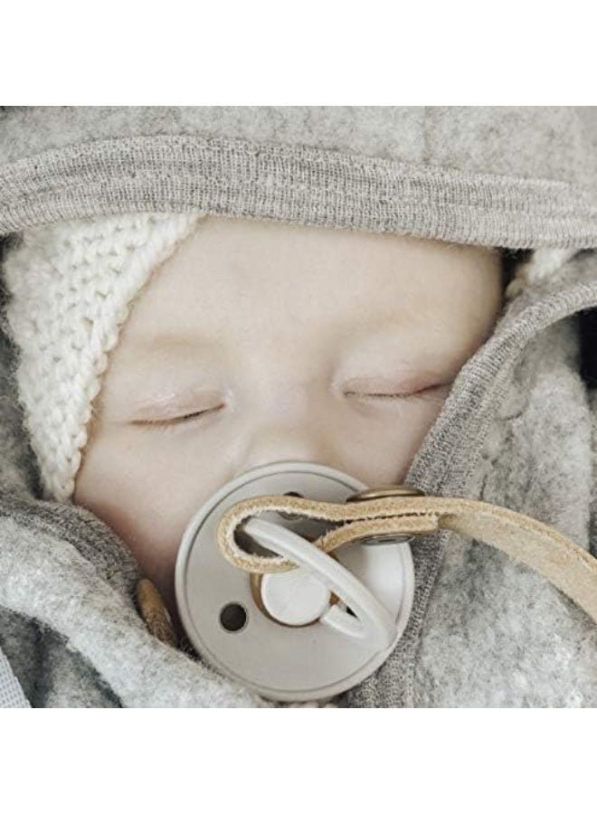 بيبس لهاية متماثلة قطعتين خالية من البيسفينول أ، مطاط طبيعي، صنع في الدنمارك، - أشهر، حديديأزرق فاتح - Image 4