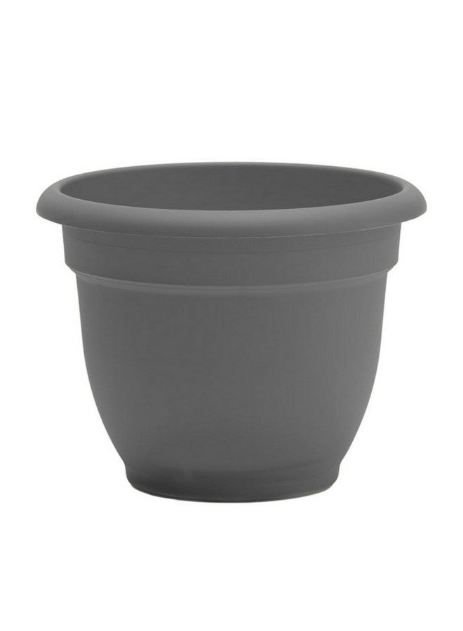 بلوم اريانا اصيص بتصميم دائري داخلي وخارجي لون رمادي داكن 16 إنش AP16908 - Image 1