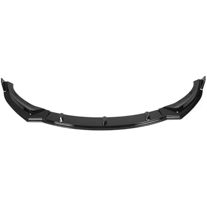 Brilluxa Front Bumper Lip Spoiler, Replacement for Tesla 2017-2023, Reduce Wind, 3PCS (Glossy Black) - Image 3