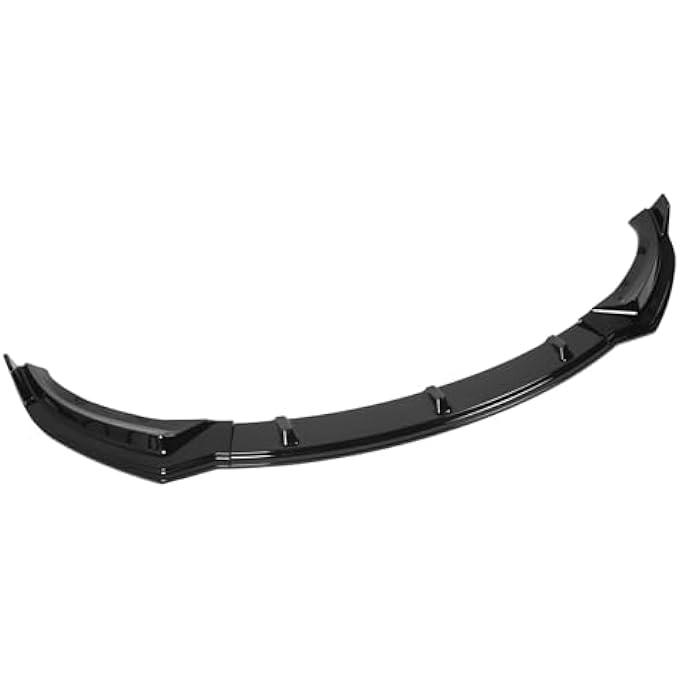 Brilluxa Front Bumper Lip Spoiler, Replacement for Tesla 2017-2023, Reduce Wind, 3PCS (Glossy Black) - Image 4