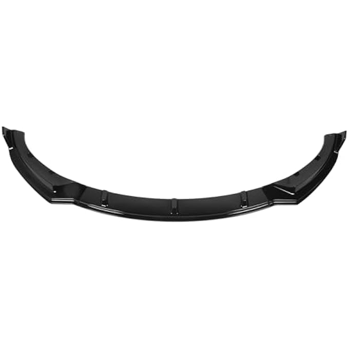 Brilluxa Front Bumper Lip Spoiler, Replacement for Tesla 2017-2023, Reduce Wind, 3PCS (Glossy Black) - Image 5