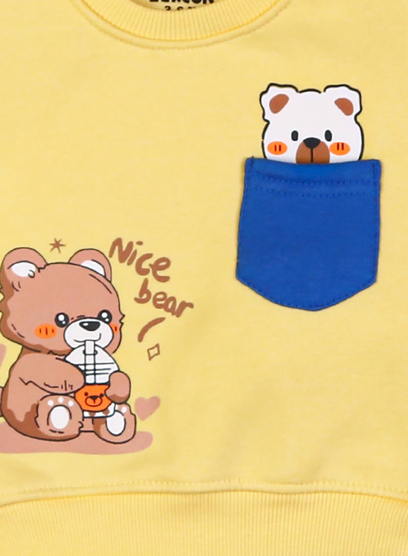 زيركون بيجامة شتوي لحديثي الولادة - 1258 - Image 2