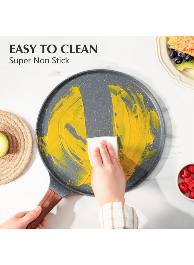 Sensarte SENSARTE Nonstick Cookware Set 23-Piece, Non Stick Pots and Pans Set with Swiss Granite Coating, Non-toxic Kitchen Cooking Set, Stay-Cool Handles, PFOA Free  - Image 4