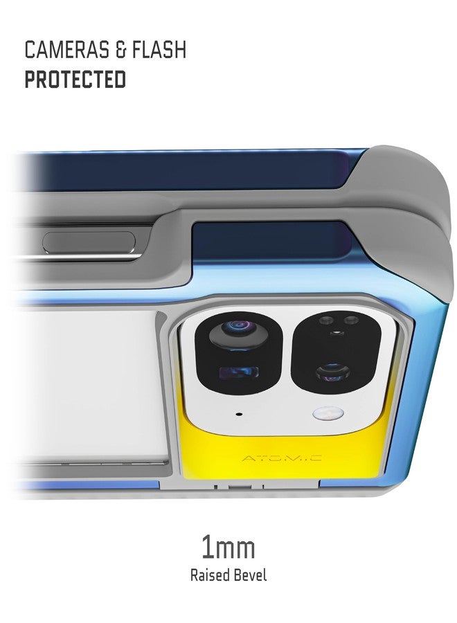 جوستك جراب Ghostek Atomic Slim Pixel 9 Pro Fold مع مسند مدمج وحماية كاملة للمفصلات، غطاء هاتف معدني واقٍ من الدرجة العسكرية مصمم لهاتف Google Pixel 9 Pro Fold (8 بوصة) موديل 2024 (بريزماتيك). - Image 3