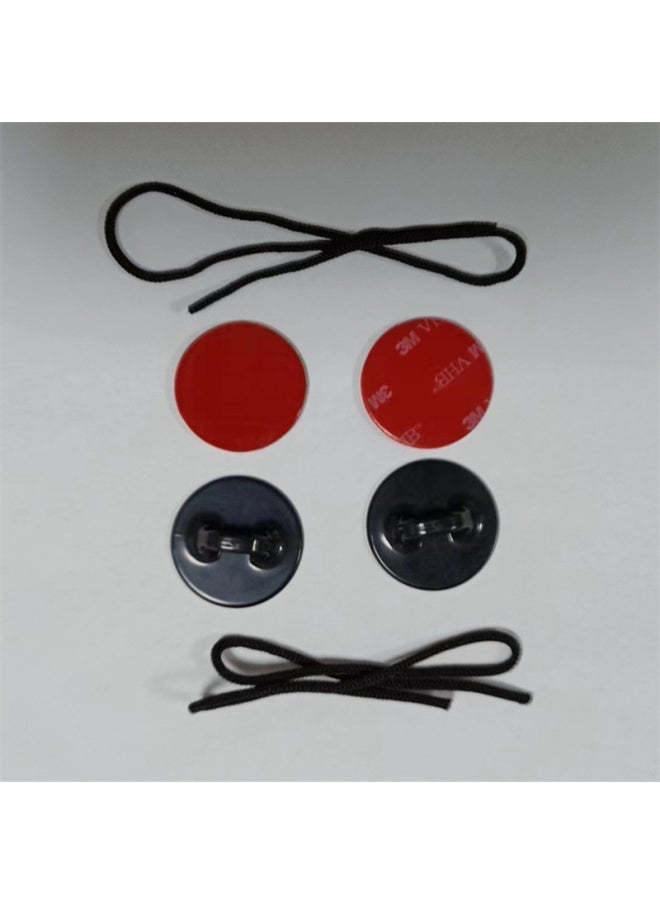 Generic Sports CaMera Safety Buckle, Anti-lost Rope, Insurance Buckle, Strong 3M Adhesive Sticker, Suitable For Gopro Sjcam, Xiaoyi-Color:Wordless Glue  - Image 2