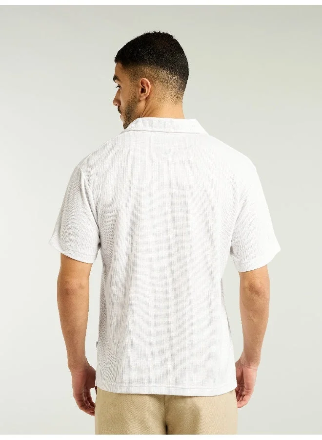 بيونغ تيشيرت بولو بياقة بيضاء