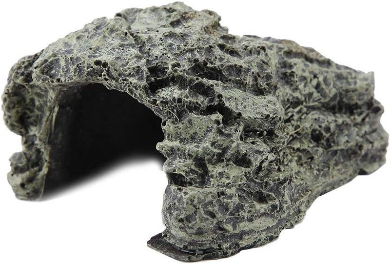 klarako Fish Hide Habitat, Reptile House Shelter, Basking Cave Crawling Terrace Hiding Cave, Reptile Box Shelter Turtles Hiding(B-025A Little Turtle Cave) - Image 3