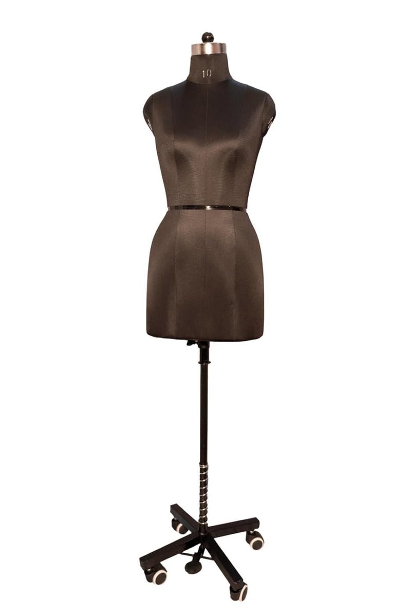 Risello Female Dress Form Wheel Base Mannequin Display Dummy Mannequin Dummy Model Stand Hanger Dress Kurti Display Stand (Black) (Size 36 NO -10) - Image 3
