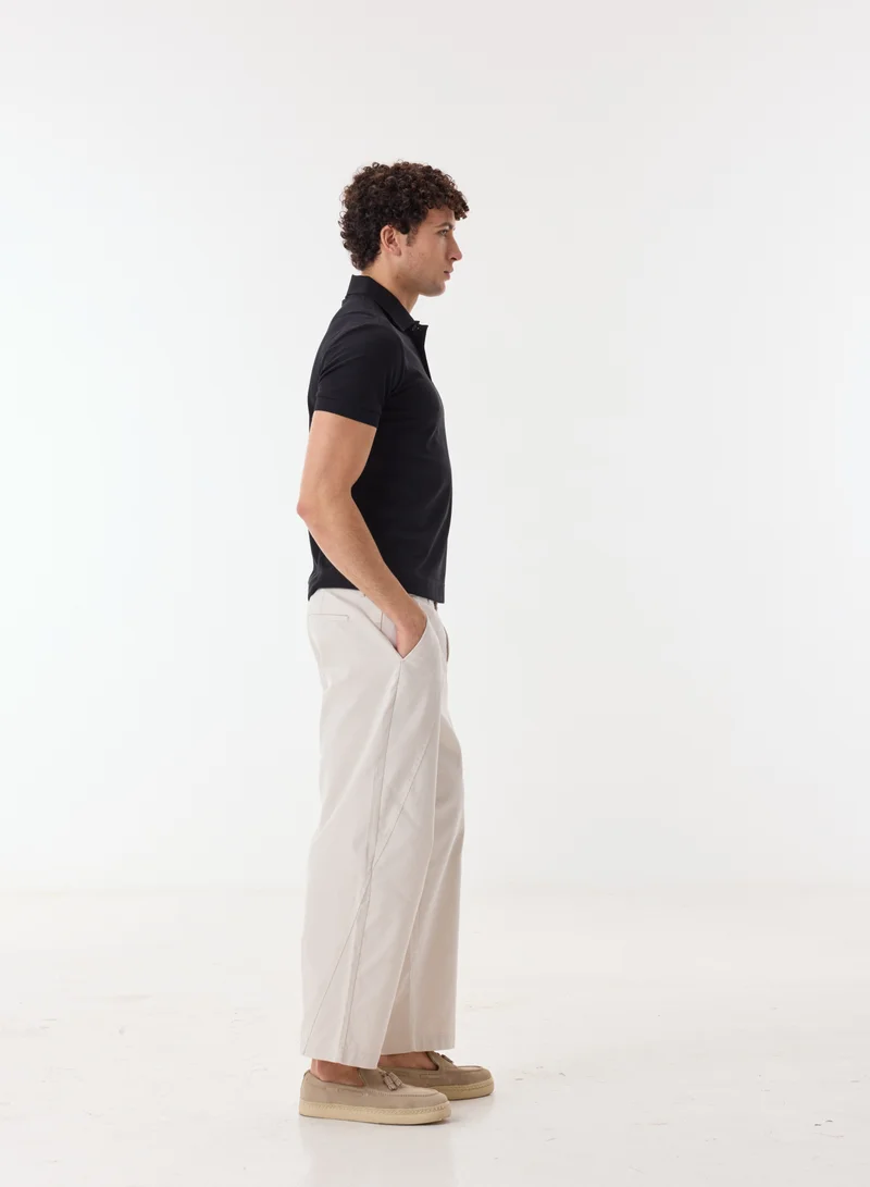 أشيتا فرنانديز Alistair Men’s Black Poly Cotton T-Shirt – Body-Fitted Half Sleeve Slip-On Lightweight Evening Wear