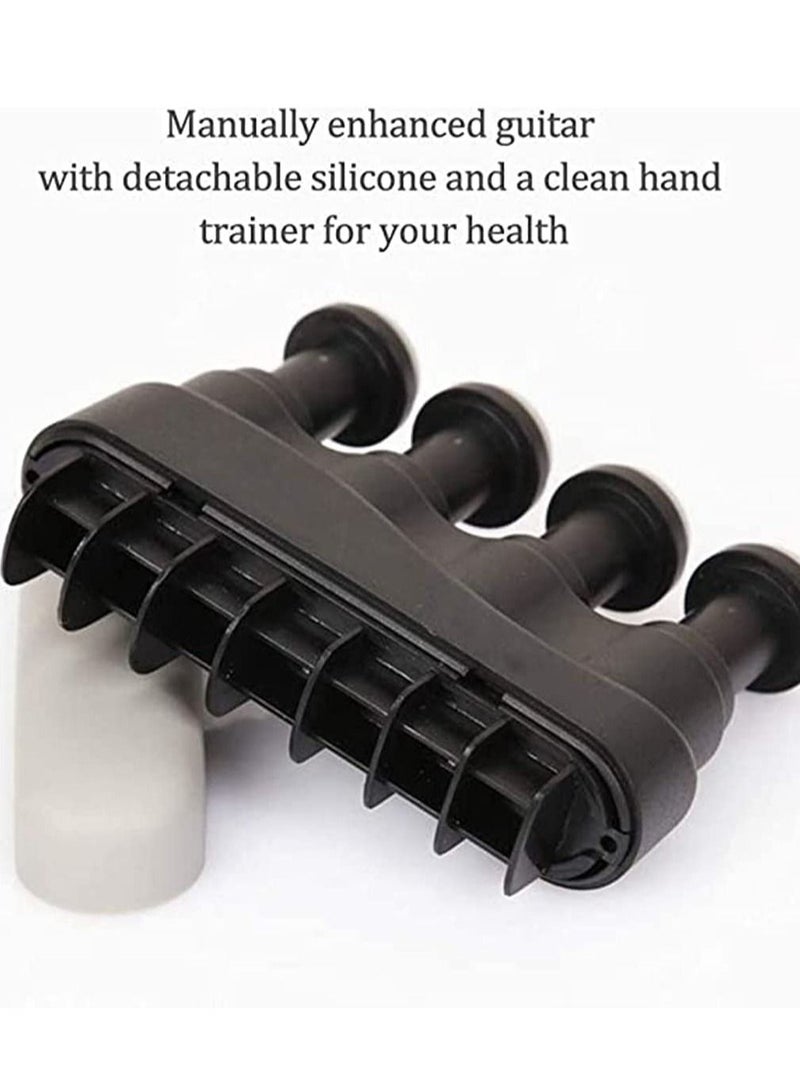 KASTWAVE Guitar Finger Exerciser Grip Hand Strengthener Finger Strengthener for Musicians Ukulele or Physical Therapy Silicone Pad Tension - Image 4