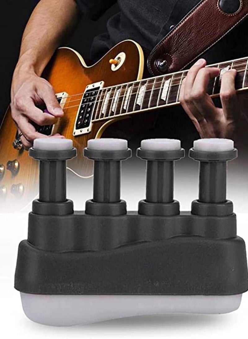 KASTWAVE Guitar Finger Exerciser Grip Hand Strengthener Finger Strengthener for Musicians Ukulele or Physical Therapy Silicone Pad Tension - Image 1