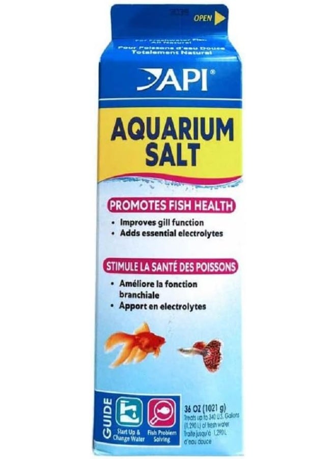 API API Freshwater Aquarium Salt, 36 OZ, multicolor - Image 1