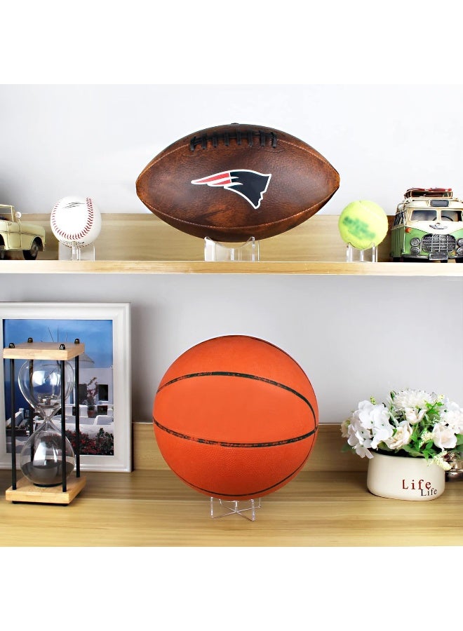 TPGP Acrylic Basketball Stand, Simple And Stylish Football Display Stand Storage Holder For Volleyball Rugby Soccer Case Rack - Image 3