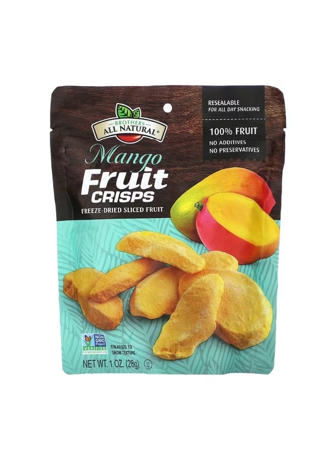 Brothers-ALL-Natural شرائح الفاكهة المجففة والمجمدة ورقائق الفاكهة والمانجو 1 أونصة 28 جم - Image 1