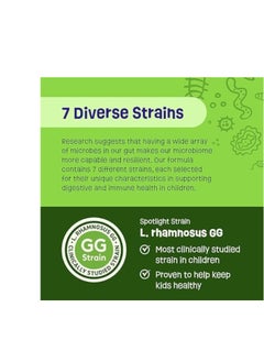 Physician's CHOICE Physician's CHOICE Probiotics for Kids - 7 Diverse Strains, Organic Prebiotics, Vitamins & Minerals - Clinically Studied L. Rhamnosus - Immune & Digestive Support - No Sugar or Artificial Dyes - 60ct  - Image 4