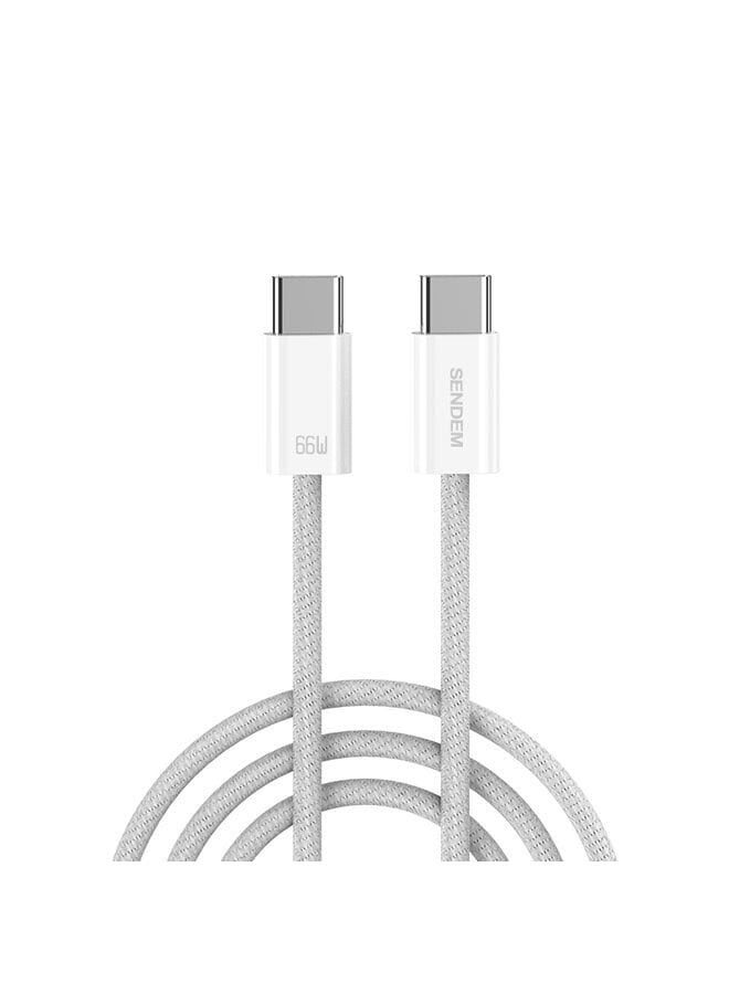 سيندم كابل شحن سريع يصل إلى 66 واط وسرعة نقل بيانات تصل إلى 480 ميجابت في الثانية - Image 1