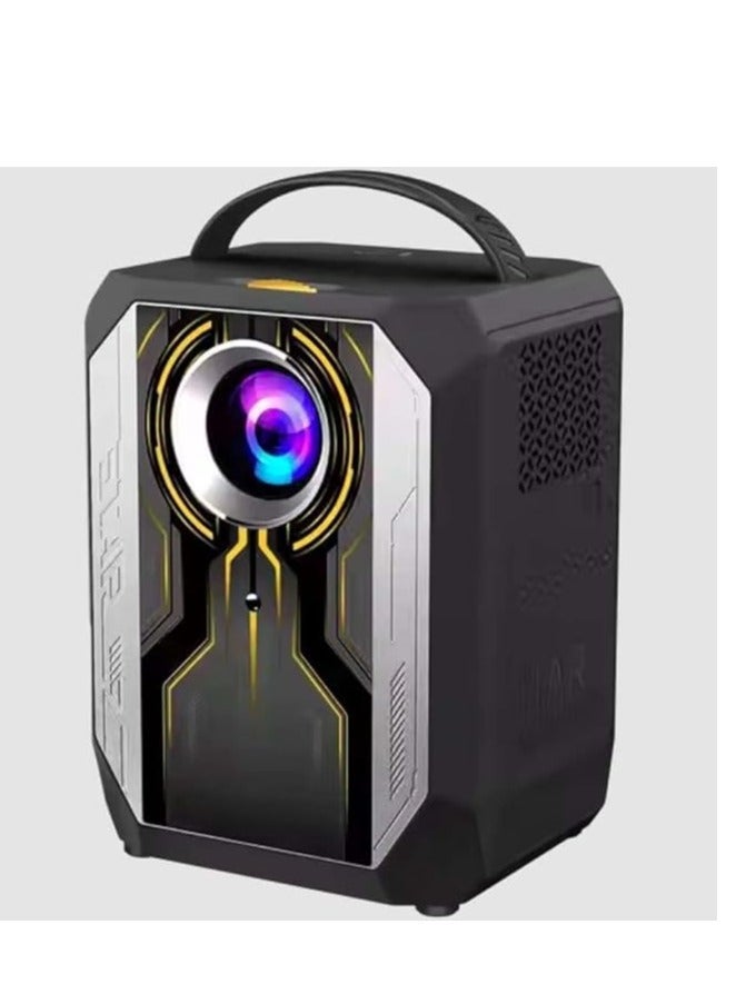Q5 Portable Smart Home Theater, Gaming, Meetings 4K Projector, Wi-Fi 5G, Bluetooth, Android and iOS Screen Mirroring Video Projector, Manual Focus HDMI/USB/AV/Remote Control