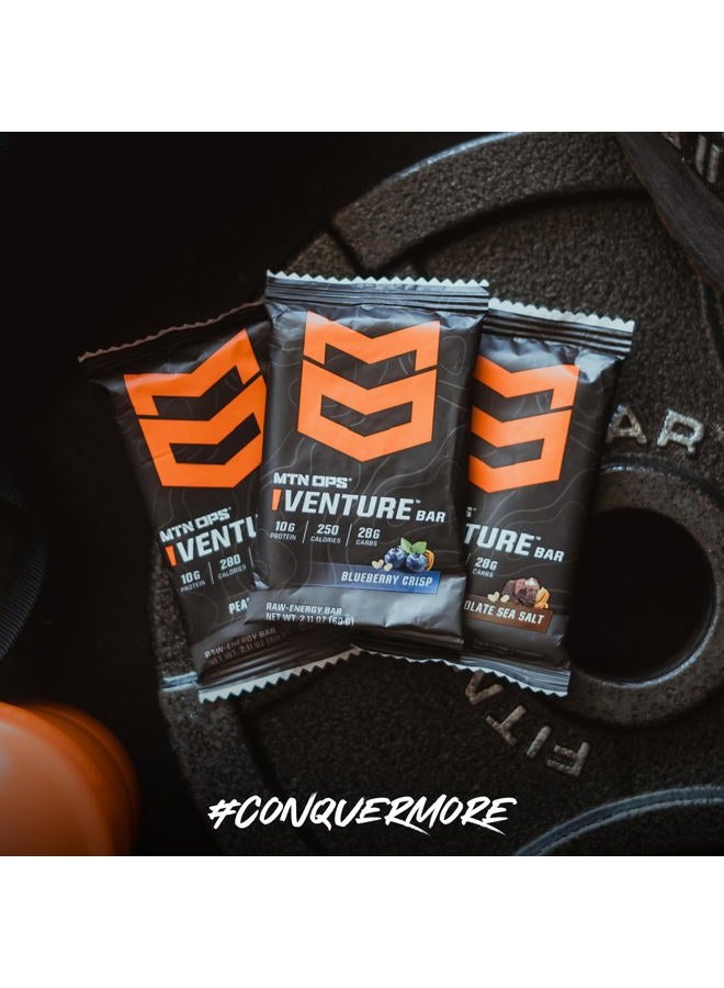 MTN OPS Venture Bar | Oatmeal Chocolate Chip Energy Bar | 10g Protein + Gluten-Free Nutrient Dense Peanut-Based Raw Energy Bar | 10 Bars per Box - Image 5