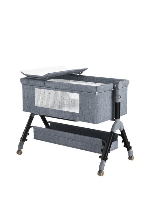 Bedside cribs are portable and foldable and have a bassinet with a changing table that provides parents with the right place to change their baby's diaper, massage and change clothes