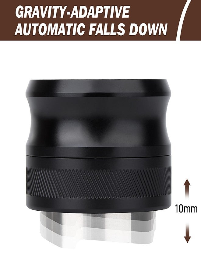 Cheerwe 51mm Espresso Distribution Tool, Gravity Coffee Distributor, Adjustable Depth Espresso Tool, Barista Espresso Accessories, Compatible with 51mm Espresso Portafilter - Image 2