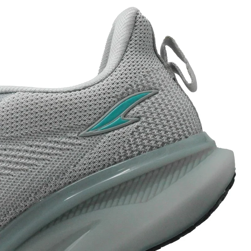 Asian Light Grey and Firozi Running Shoes for Men and Boys