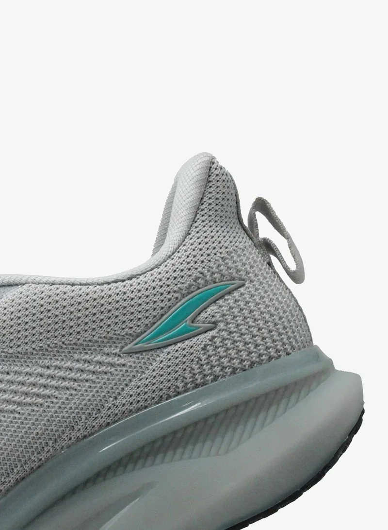 Asian  Light Grey and Firozi Running Shoes for Men and Boys for Men | Best Price UAE