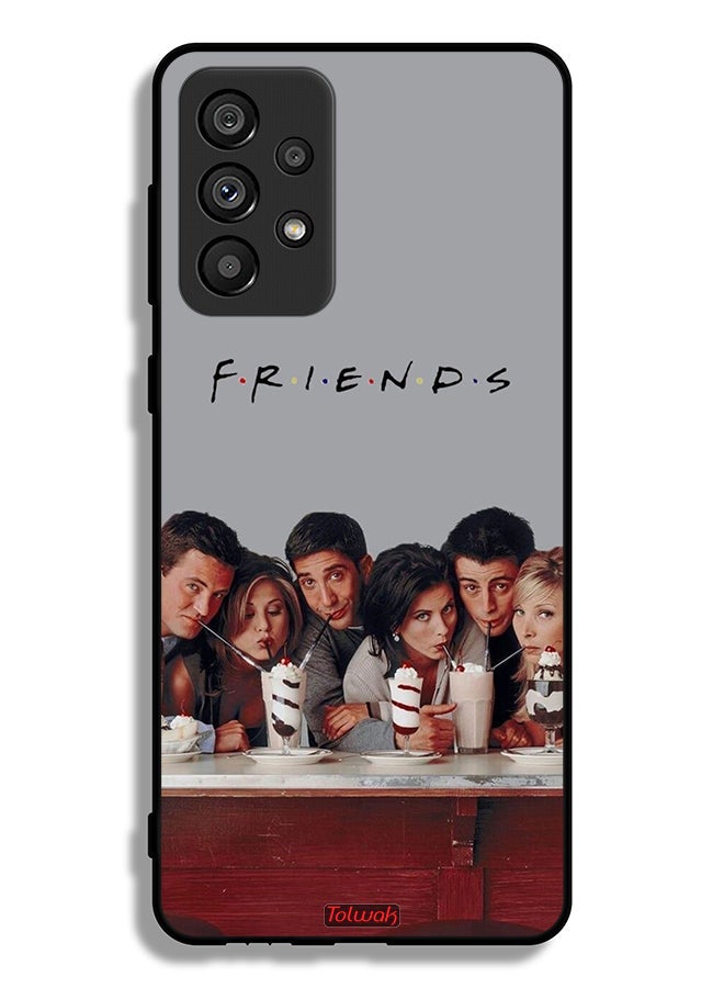 Tolwak غطاء حماية لجهاز سامسونج جالاكسي A73 5G من F R I E N D S - Image 1