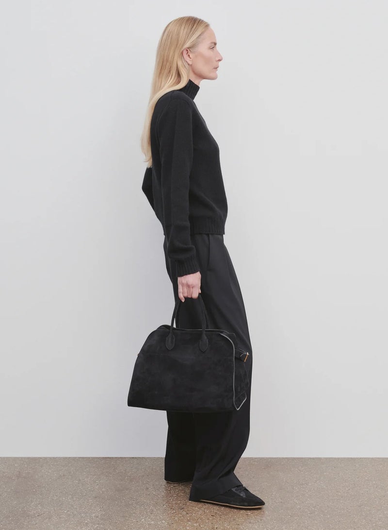 TR The Row Soft Margaux 15 suede tote bag - Image 2