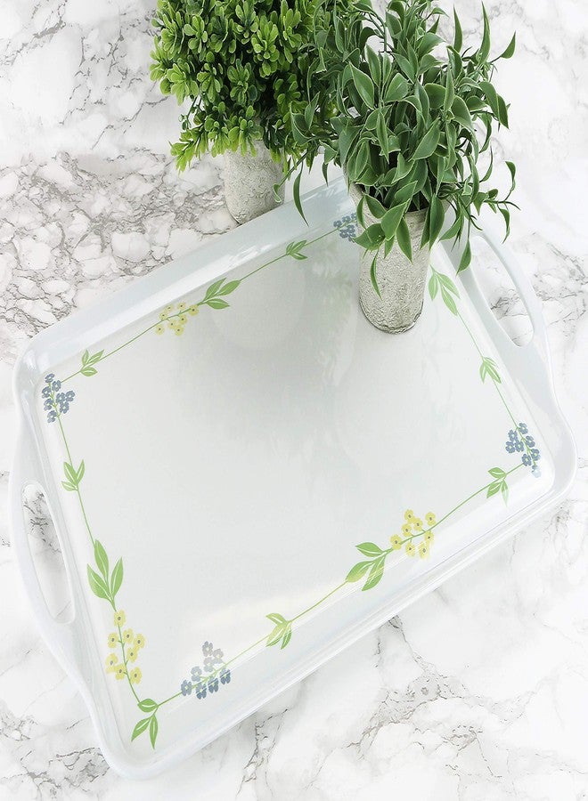 Reston Lloyd Corelle Coordinates Rectangular Melamine Serving/Ottoman Tray - Image 2