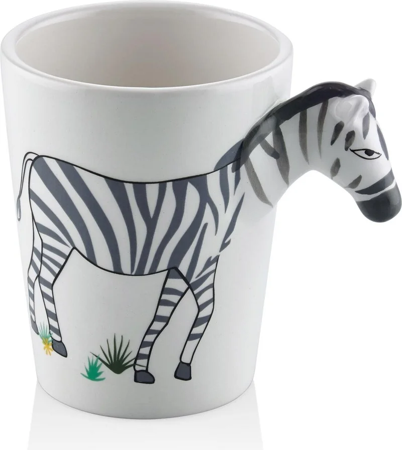 THE MIA Zebra Mug with Handle 420 ml