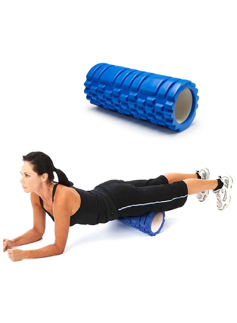 Generic Yoga Foam Roller for Deep Tissue Massage Muscle with Carry Bag, Blue - Image 3