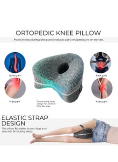 Daytoyz Memory Foam Pillow for Legs and Knees. Leg Positioning Pillow for Sidesleepers. Ergonomic Cushion for Relieve Back, Hip, Sciatica, and Joint Pain.  - Image 2