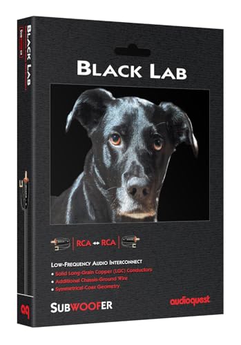 AudioQuest 2 m Black Lab RCA Cable Black - Audio Cable RCA Copper 2 m - Image 2