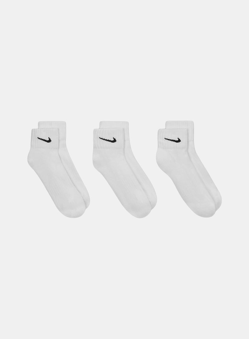 Nike Unisex Nike Cushioned Quarter Socks – 3-Pack Value - Image 5