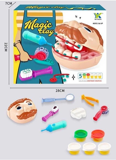 Dentist game - a game to develop the child's imagination by shaping dough into the shape of teeth and filling the patient - Kabul teeth game - dentist games for children - Kabul Dentist game - a set of dental tools games - a game for future dentists for children - a set of dental drilling and filling games - educational games for children - a game to teach dentistry for young children - arts and crafts games for children