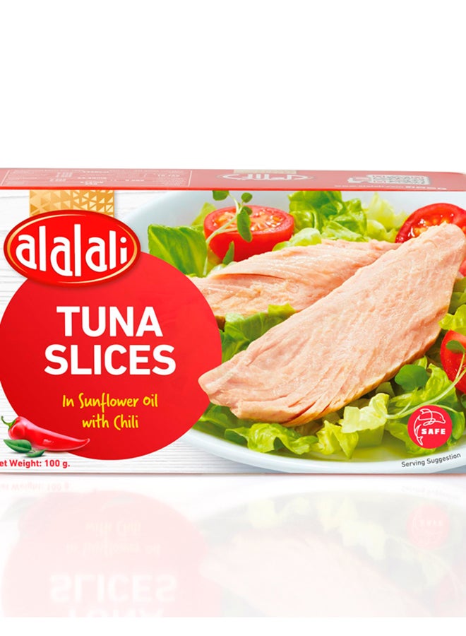 Al Alali Alali Tuna Slices With Chili In S/F Oil 100Gm - Image 1