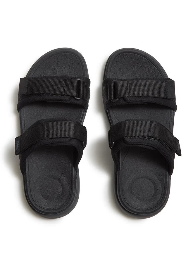 Fitflop F-MODE GO TWO BAR SLIDE - PADDED WEBBING