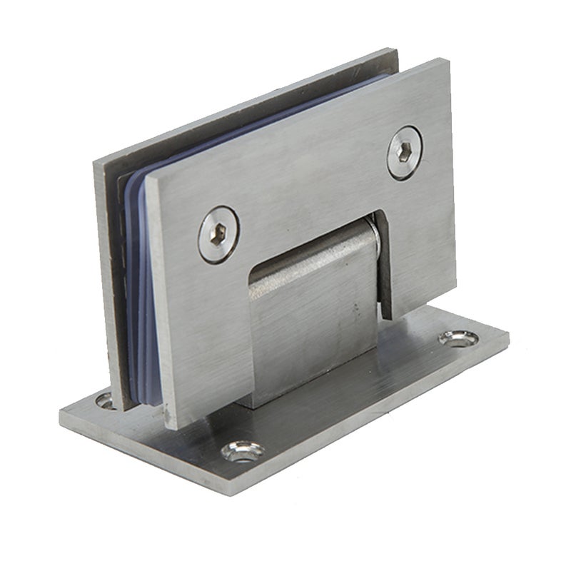 90° Stainless Steel Hinge 8‑12mm Wall Bracket For Glass Door Shower Door Hinge - Image 2