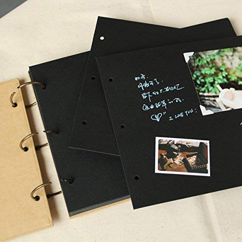 PAPER PLANE DESIGN DIY Happy Birthday Bro Scrapbook Photo Album, Multicolor - Image 3