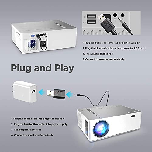 AUSHA® 2 in 1 Bluetooth 5.0 Transmitter Receiver, USB Bluetooth Transmitter for TV, USB Bluetooth Receiver for Home Theatre and Car - Image 5