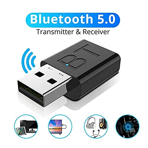 AUSHA® 2 in 1 Bluetooth 5.0 Transmitter Receiver, USB Bluetooth Transmitter for TV, USB Bluetooth Receiver for Home Theatre and Car - Image 2