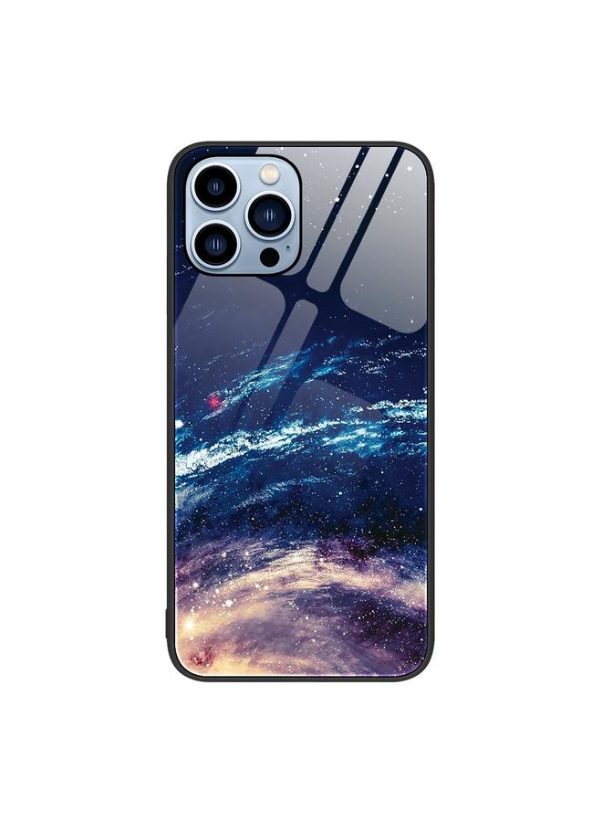 اس-توب جراب لهاتف iPhone 13 Pro Max مصنوع من الزجاج الملون - Image 1