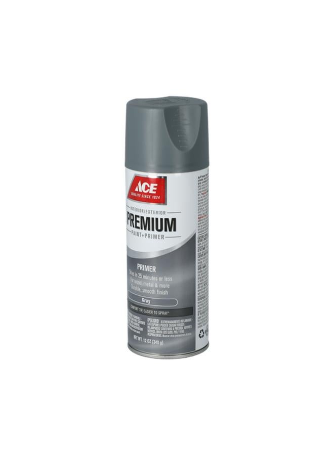 ACE Premium Quick Drying and Superb Coverage Smooth Enamel Primer Spray Paint Grey 12oz - Image 3