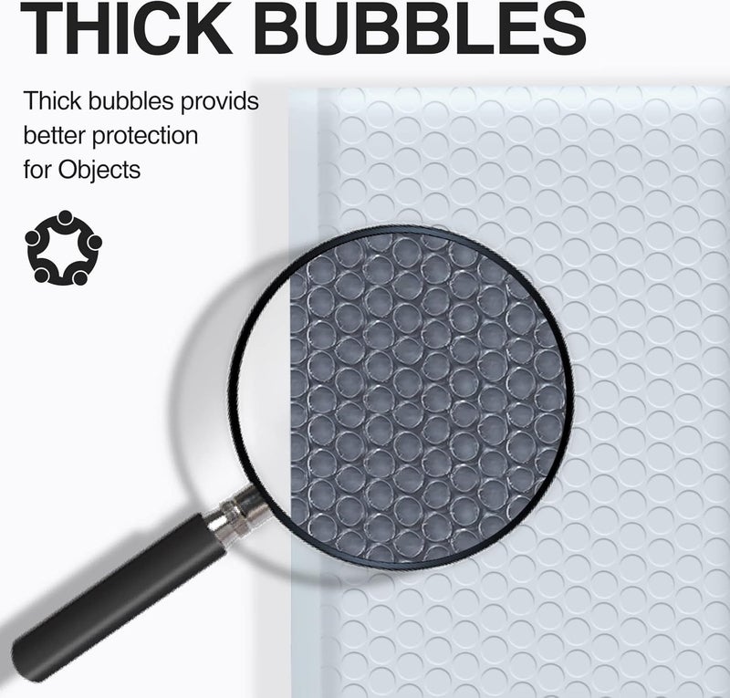 UCGOU Bubble Mailers 4x8 Inch White 100 Pack Poly Padded Envelopes Small Business Mailing Packages Opaque Self Seal Boutique Shipping Bags Bubble Mailer - Image 4