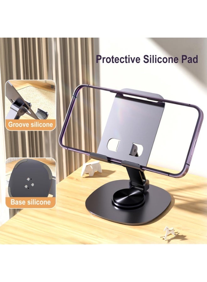 Cell Phone Stand (MultiColor) for Live Streaming, YouTube Video/Photography, Adjustable Height & Angle Phone Holder Gooseneck Flexible Arm Universal Phone Stand for Desk, Office, Kitchen - Image 3